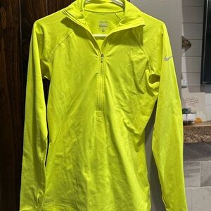 Nike Neon Yellow Dri-FIT Pullover